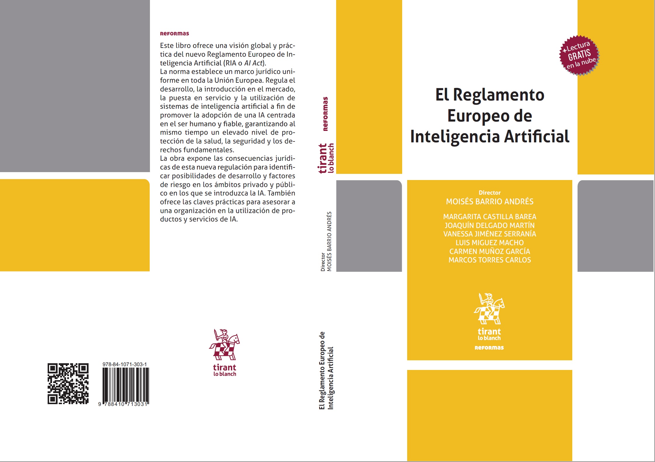 Nuevo libro sobre el Reglamento Europeo de Inteligencia Artificial